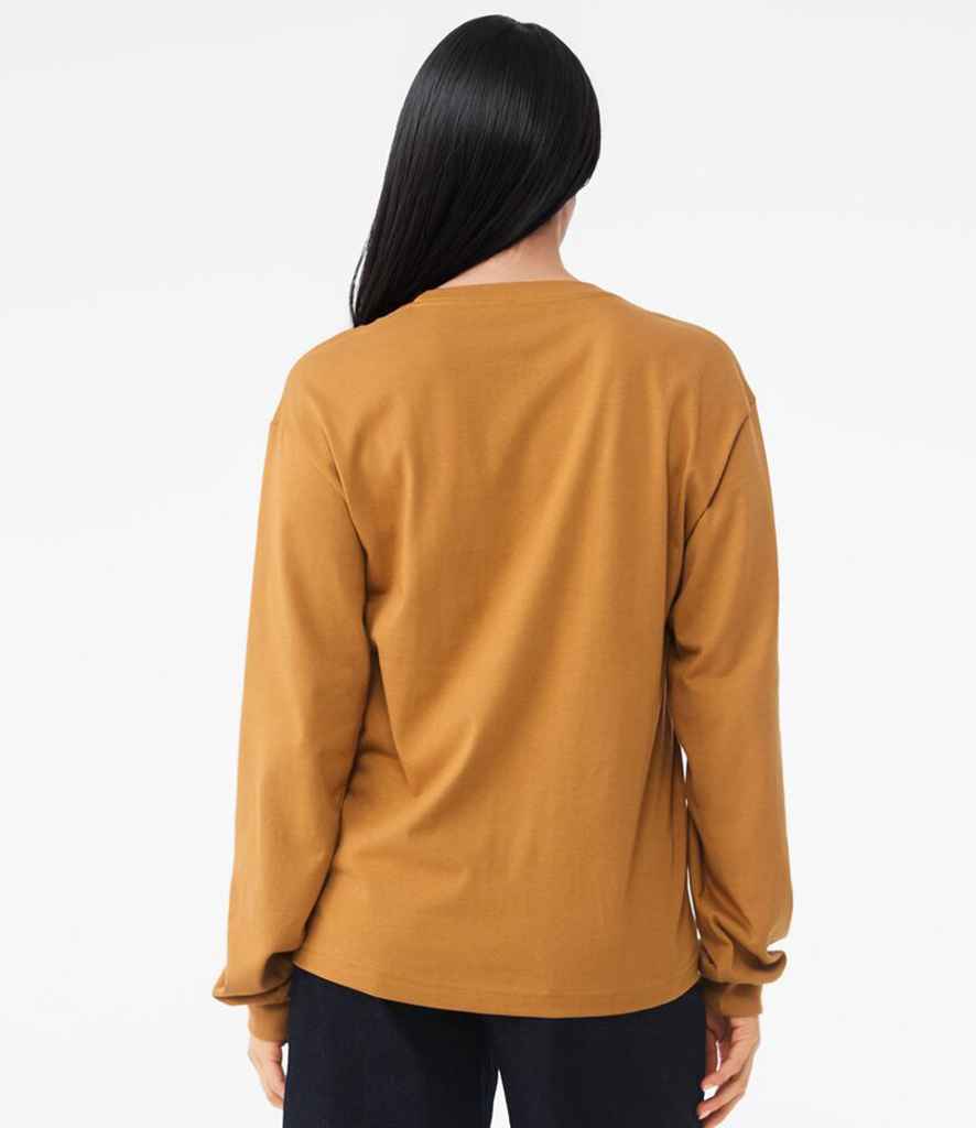 Bella+Canvas Canvas Unisex Heavyweight Long Sleeve Boxy T-Shirt Toast