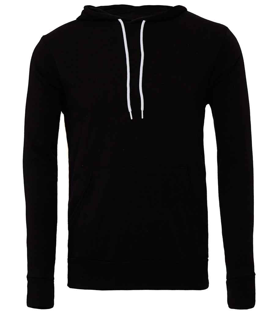 Canvas Unisex Pullover Hoodie in Black