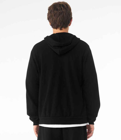 Bella+Canvas Canvas Unisex Full Zip Hoodie Black