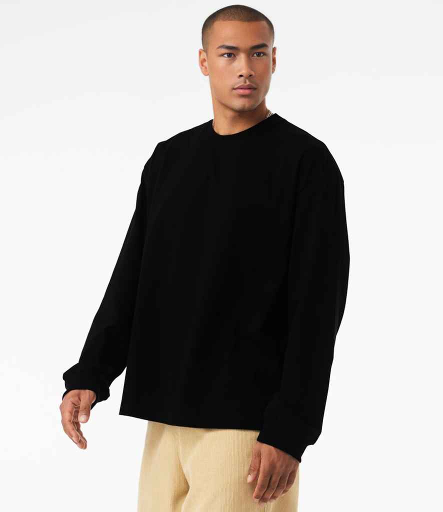 Canvas Unisex Heavyweight Long Sleeve T-Shirt - model image