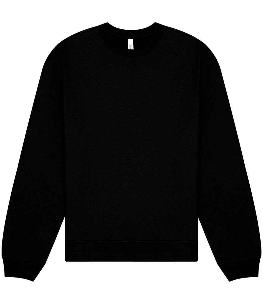 Canvas Unisex Heavyweight Crew Neck Sweatshirt in Black