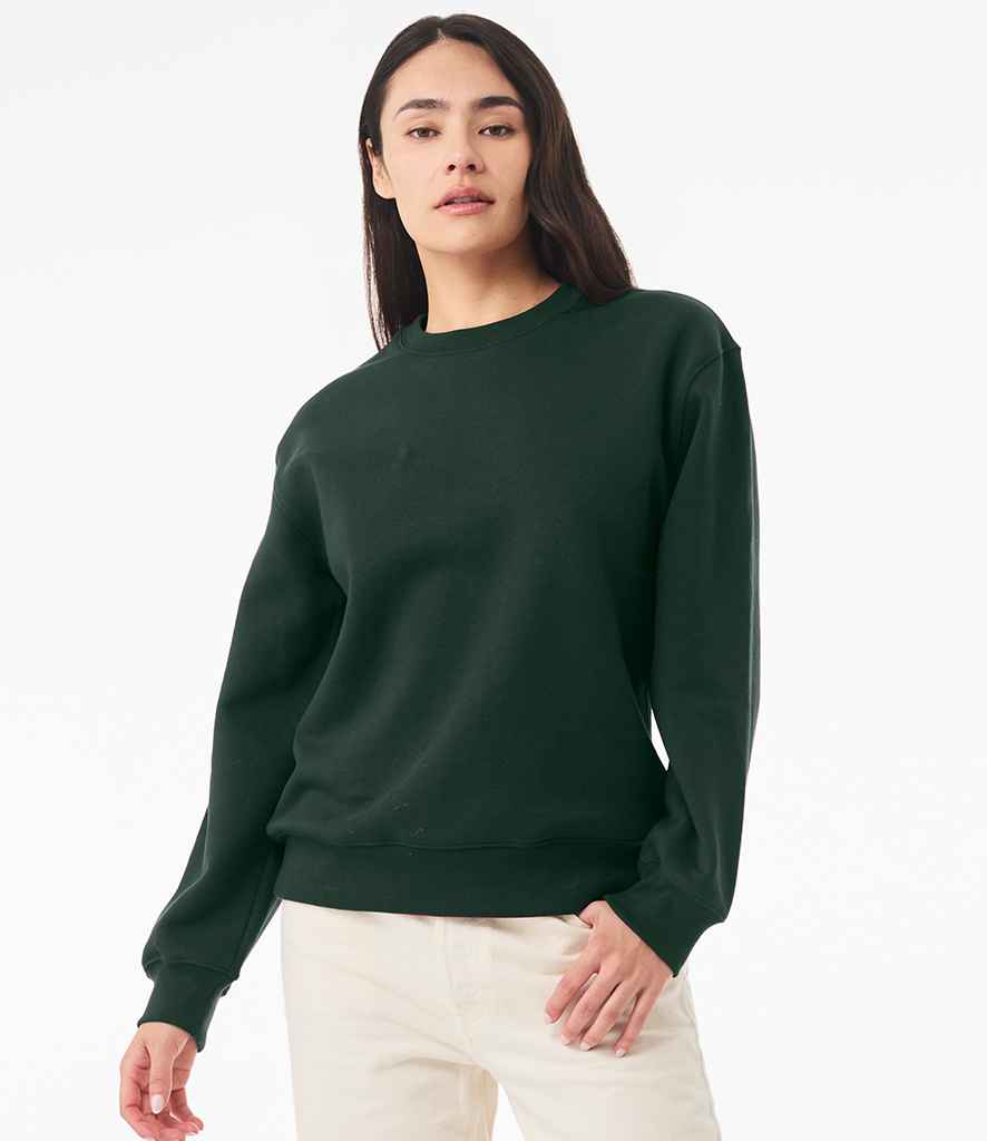 Bella+Canvas Canvas Unisex Heavyweight Crew Neck Sweatshirt Forest Green