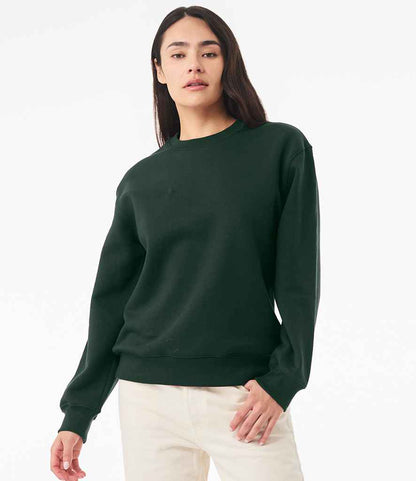 Bella+Canvas Canvas Unisex Heavyweight Crew Neck Sweatshirt Forest Green