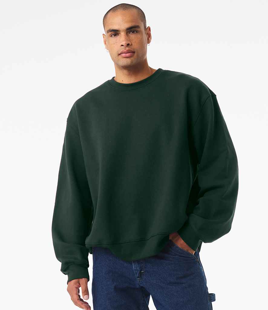 Bella+Canvas Canvas Unisex Heavyweight Crew Neck Sweatshirt Forest Green