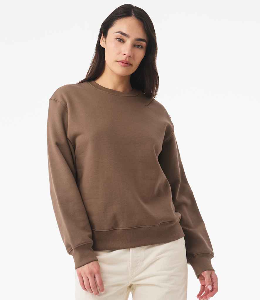 Bella+Canvas Canvas Unisex Heavyweight Crew Neck Sweatshirt Vintage Brown