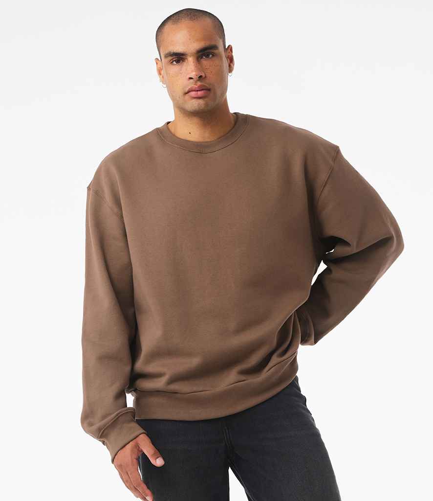 Bella+Canvas Canvas Unisex Heavyweight Crew Neck Sweatshirt Vintage Brown