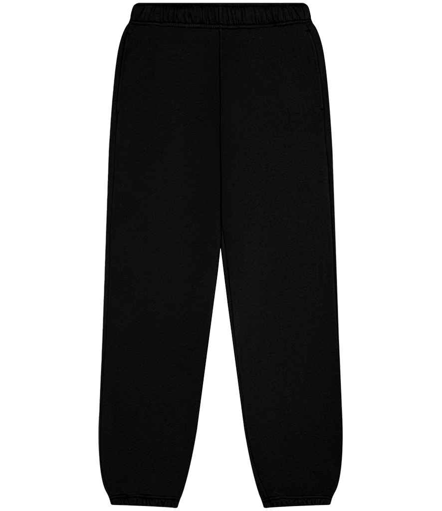 Canvas Unisex Heavyweight Sweat Pants in Black