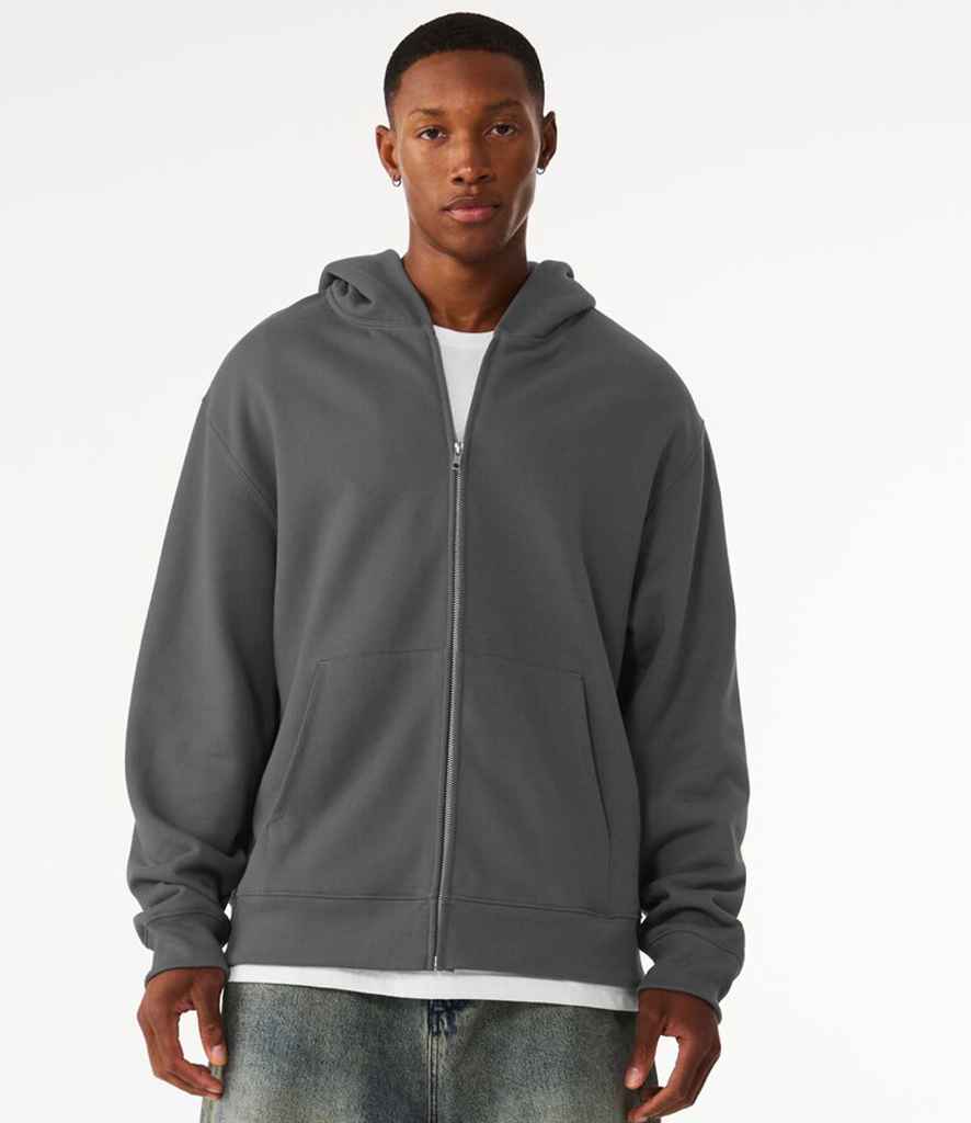 Bella+Canvas Canvas Unisex Heavy Full Zip Hoodie Asphalt