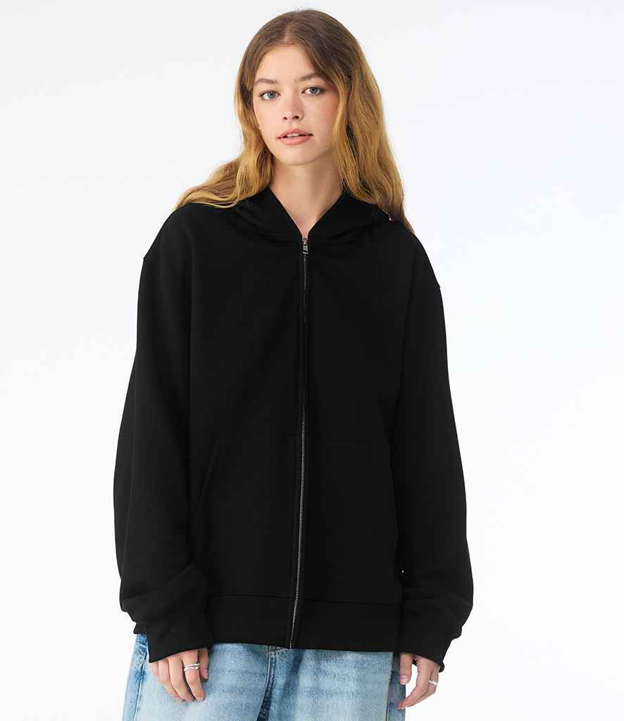 Bella+Canvas Canvas Unisex Heavy Full Zip Hoodie Black