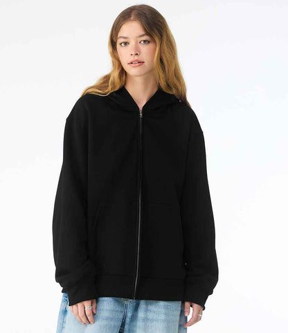Bella+Canvas Canvas Unisex Heavy Full Zip Hoodie Black