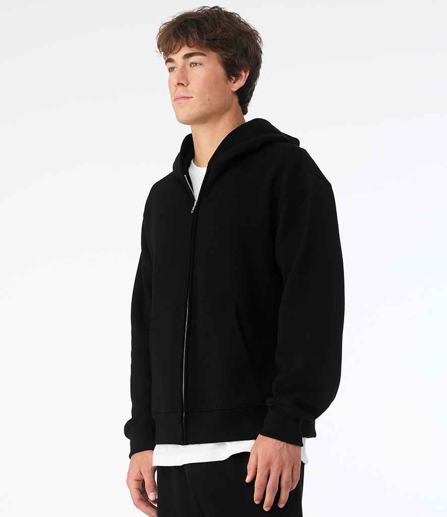 Bella+Canvas Canvas Unisex Heavy Full Zip Hoodie Black