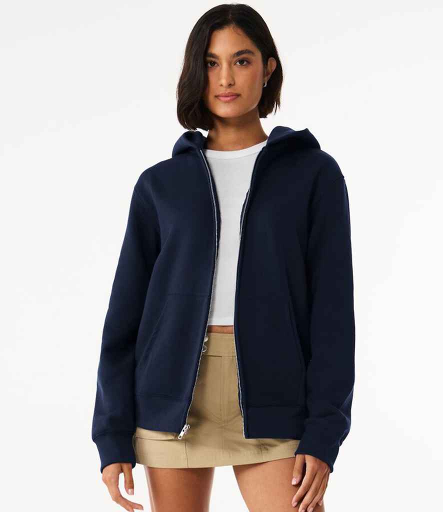 Bella+Canvas Canvas Unisex Heavy Full Zip Hoodie Navy