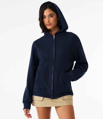 Canvas Unisex Heavy Full Zip Hoodie - model image