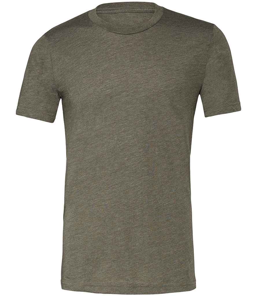 Canvas Unisex Heather CVC T-Shirt in Heather Military Green