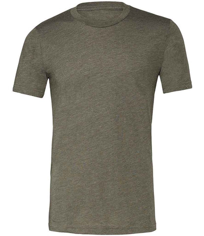 Canvas Unisex Heather CVC T-Shirt in Heather Military Green