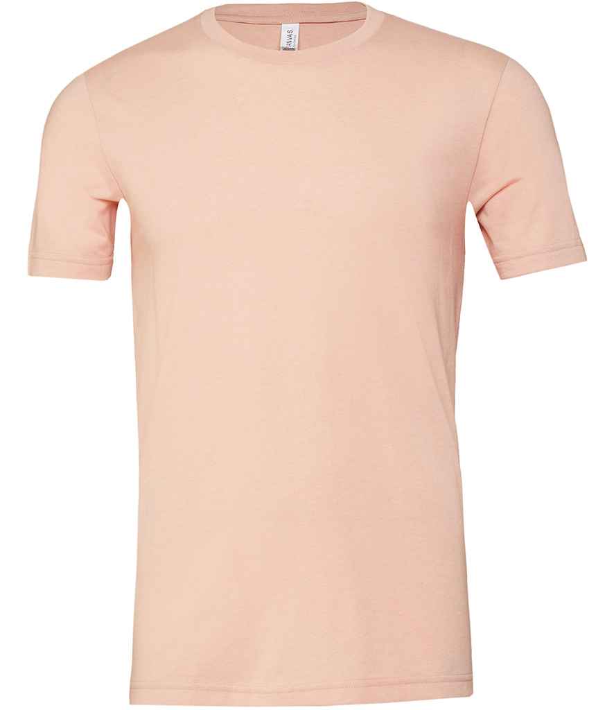 Canvas Unisex Heather CVC T-Shirt in Heather Peach