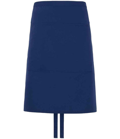 Dennys Polyester Waist Apron with Pocket in Navy