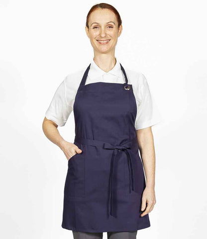 Dennys London Dennys Canvas Apron with Metal Eyelets Navy
