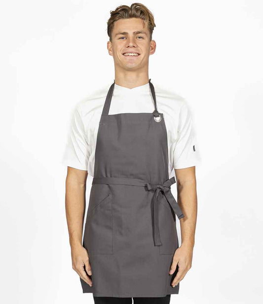 Dennys Canvas Apron with Metal Eyelets - model image