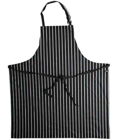 Dennys Stripe Bib Apron in Navy/White