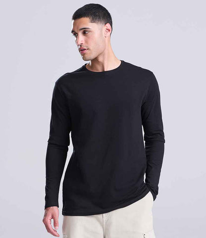 Ecologie Erawan Organic Long Sleeve T-Shirt - Jet Black
