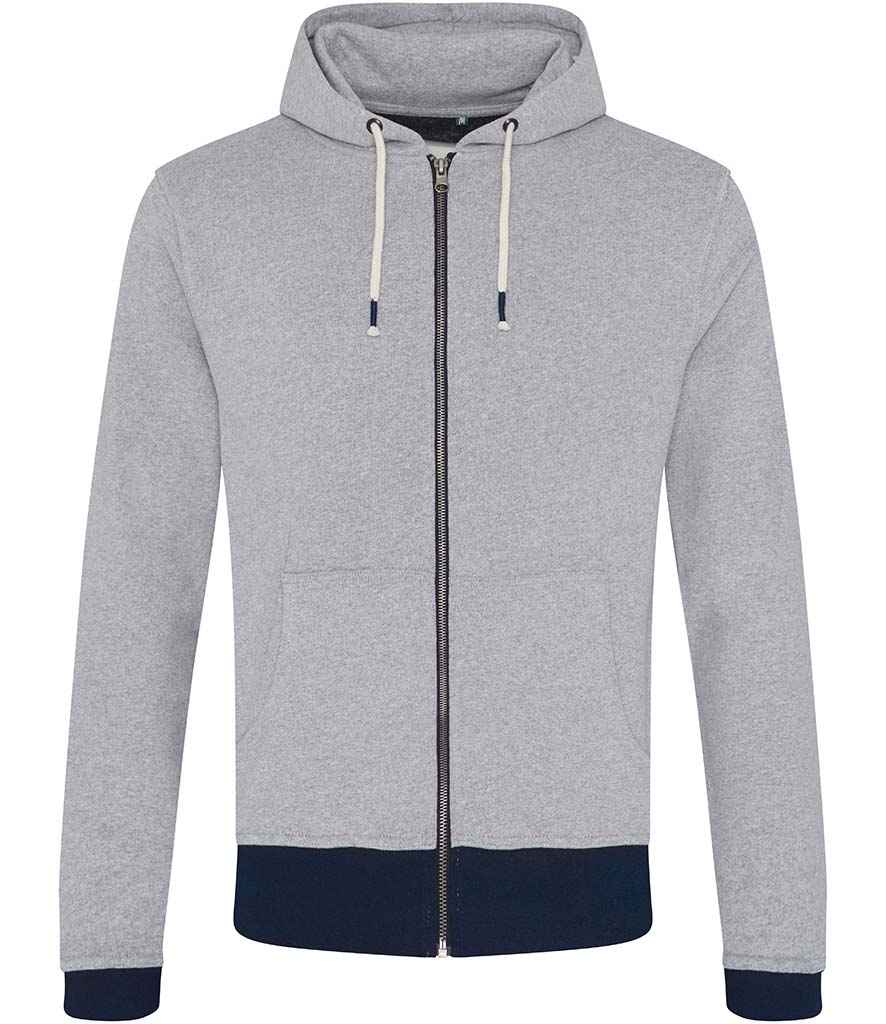 Ecologie Unisex Okavango Sustainable Zoodie in Heather Grey/Navy