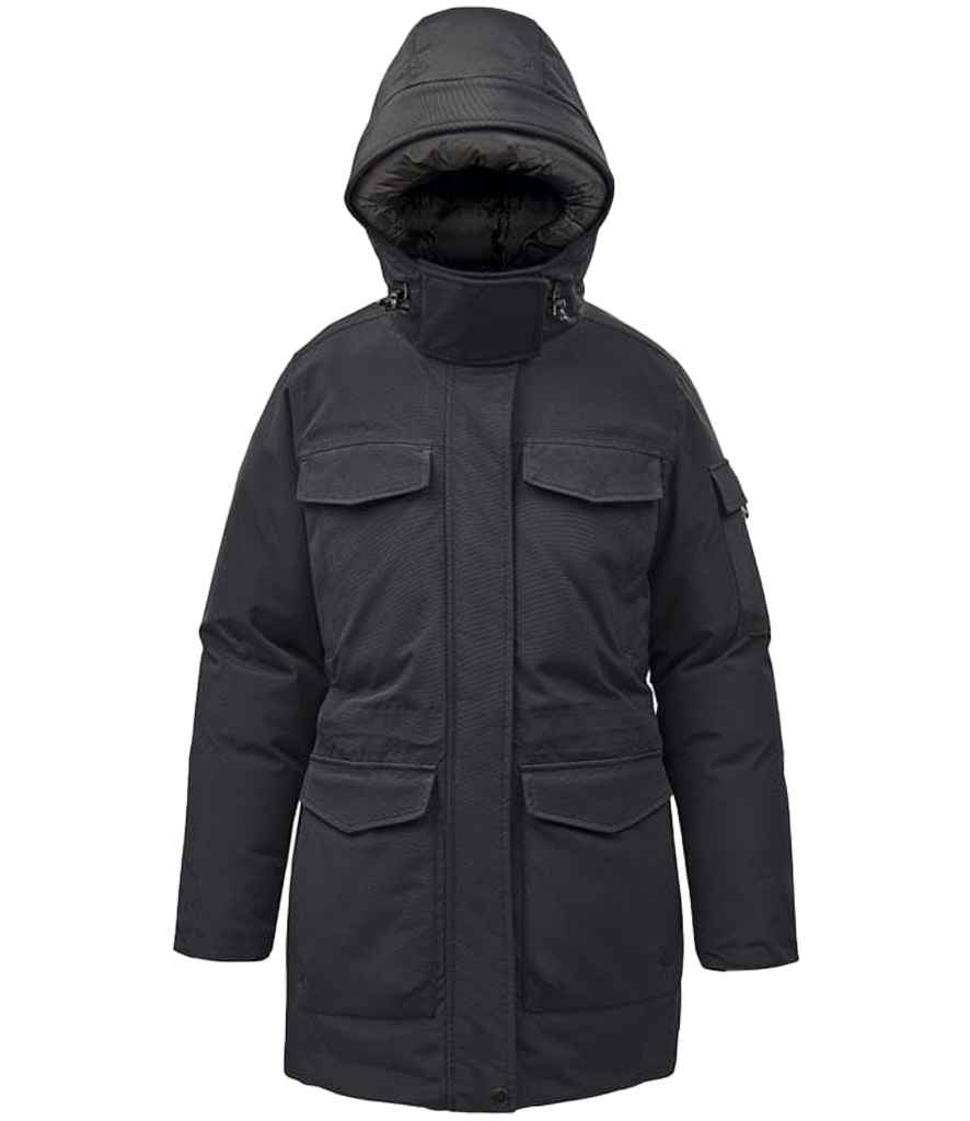 Stormtech Ladies Denali Parka Jacket in Black/Granite
