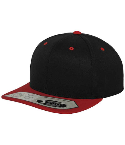 Flexfit Fitted Snapback Cap in Black/Red