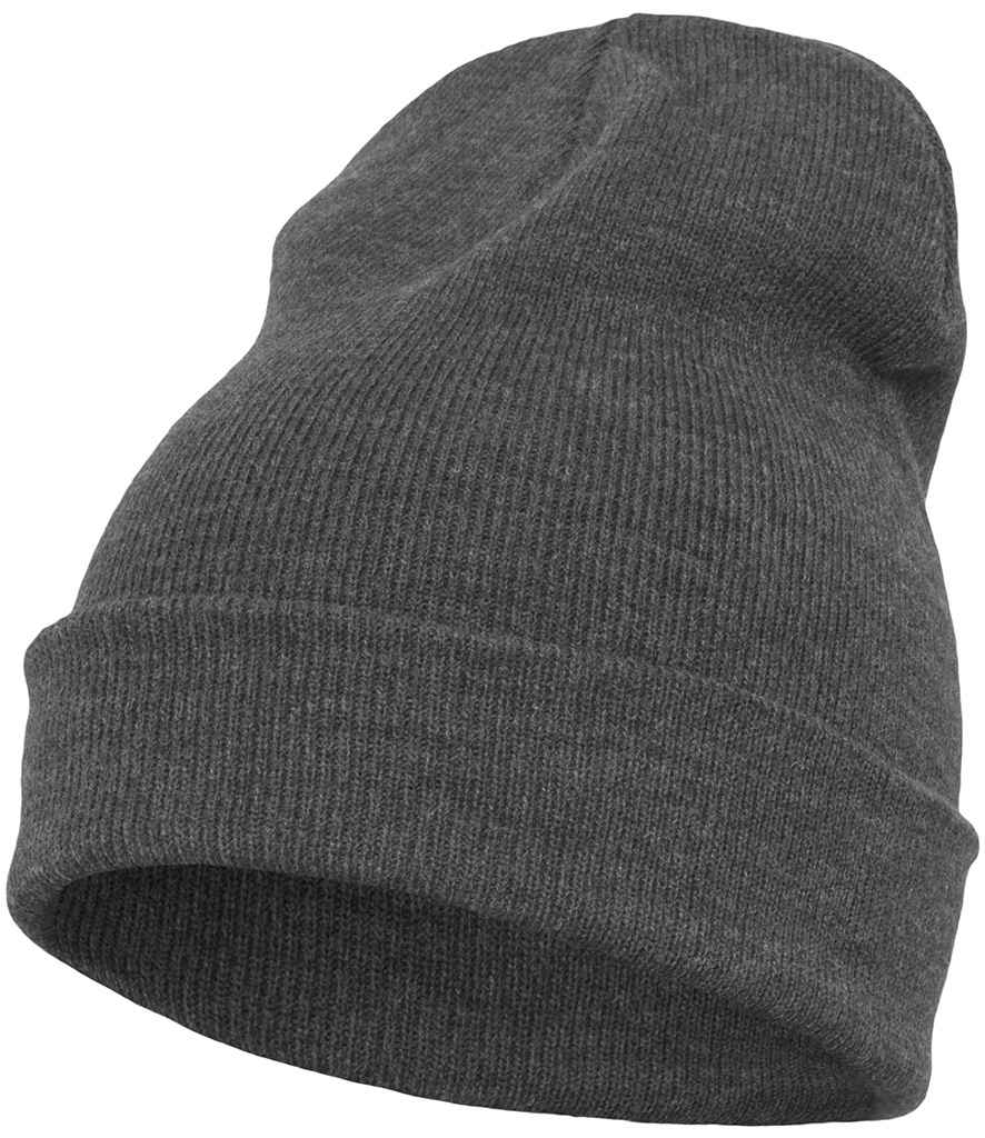 Flexfit Heavyweight Long Beanie in Charcoal