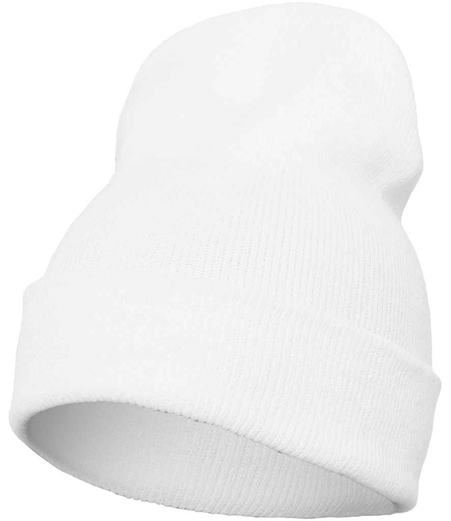 Flexfit Heavyweight Long Beanie in White