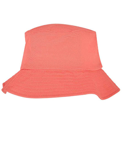 Flexfit Cotton Twill Bucket Hat in Spiced Coral
