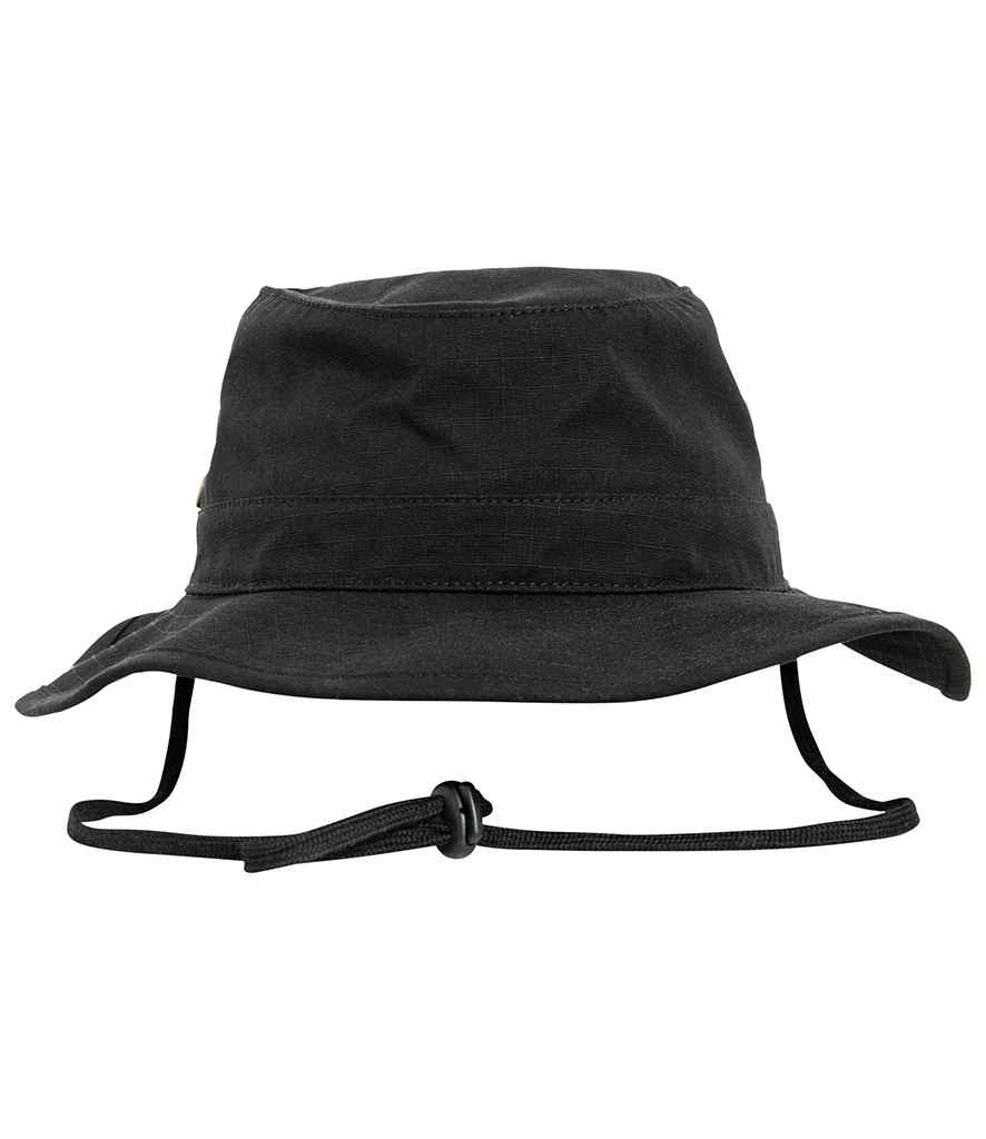 Flexfit Angler Hat in Black