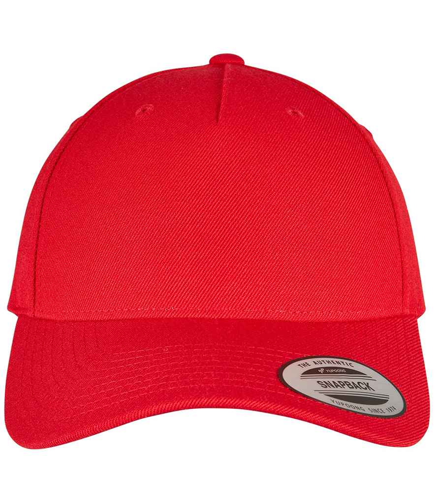 Flexfit / Yupoong Flexfit 5 Panel Premium Curved Snapback Red