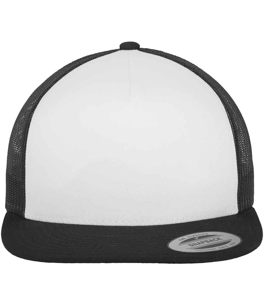 Flexfit Contrast Trucker Cap in Black/White