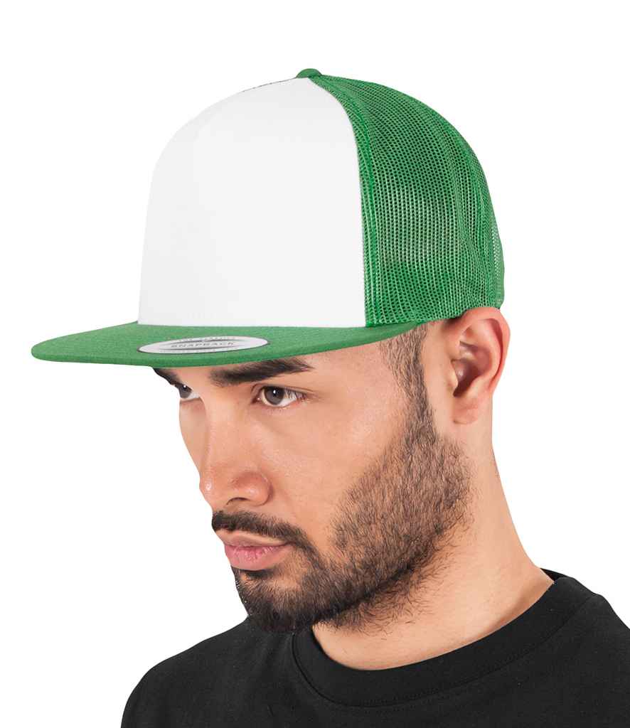 Flexfit / Yupoong Flexfit Contrast Trucker Cap Kelly Green/White