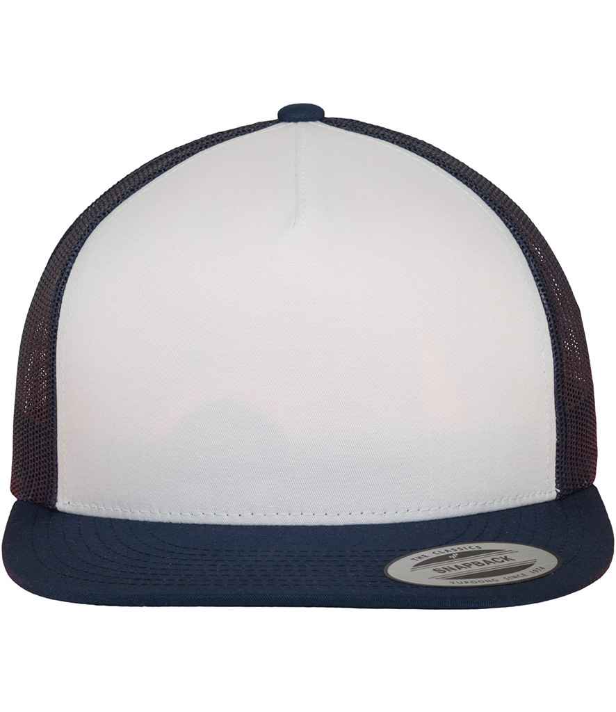 Flexfit Contrast Trucker Cap in Navy/White