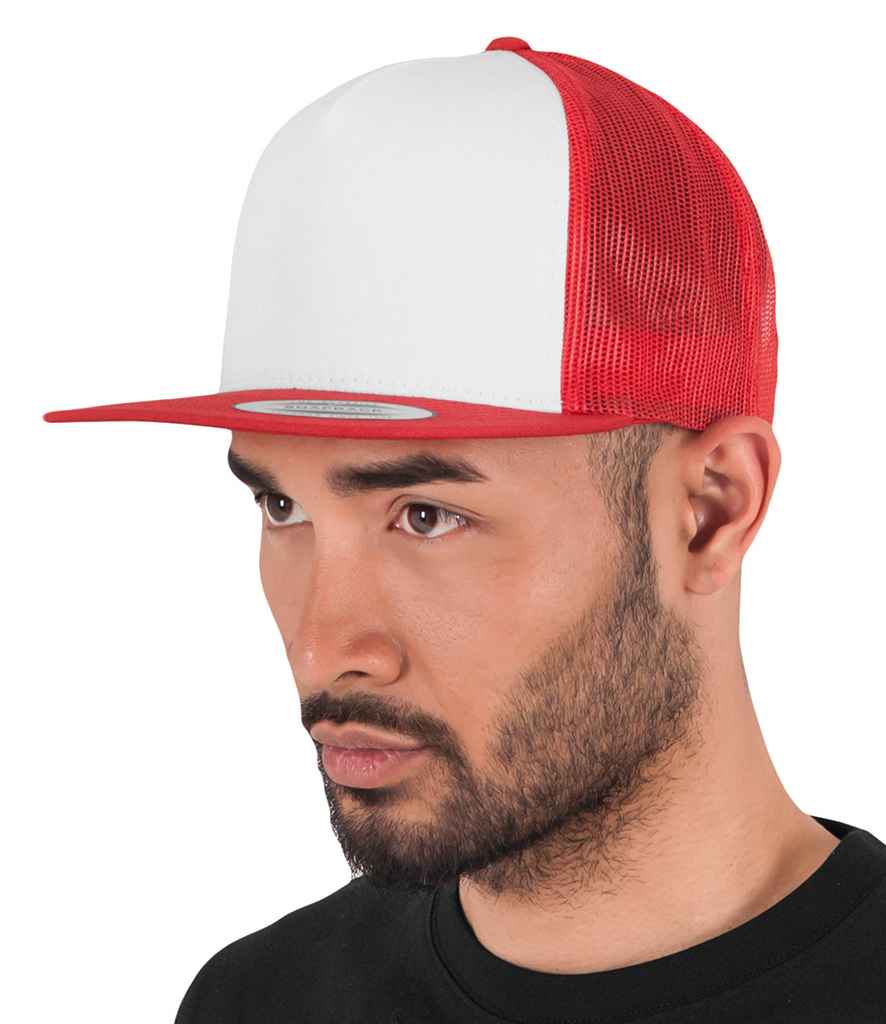 Flexfit / Yupoong Flexfit Contrast Trucker Cap Red/White