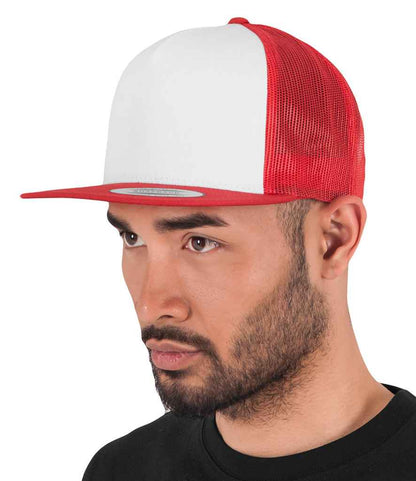 Flexfit / Yupoong Flexfit Contrast Trucker Cap Red/White