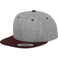Heather Grey/Maroon