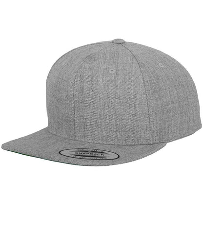 Flexfit Classic Snapback Cap in Heather Grey