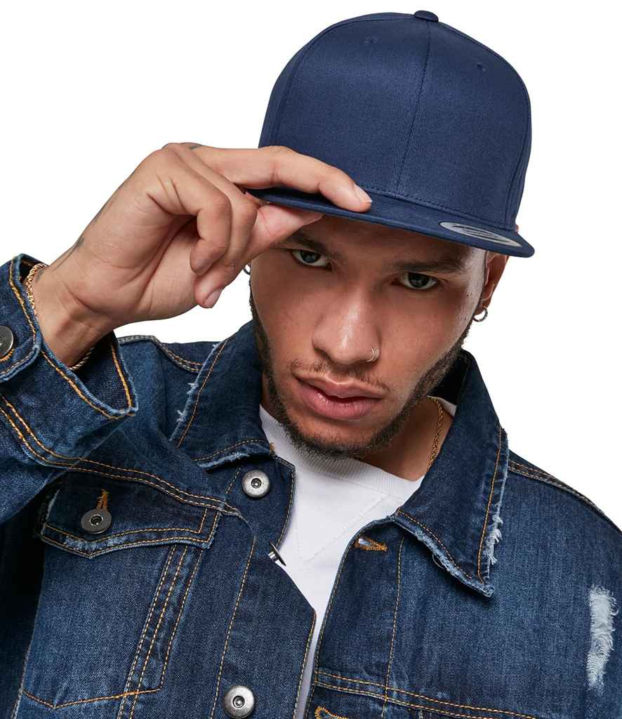 Flexfit / Yupoong Flexfit Organic Cotton Snapback Cap Navy