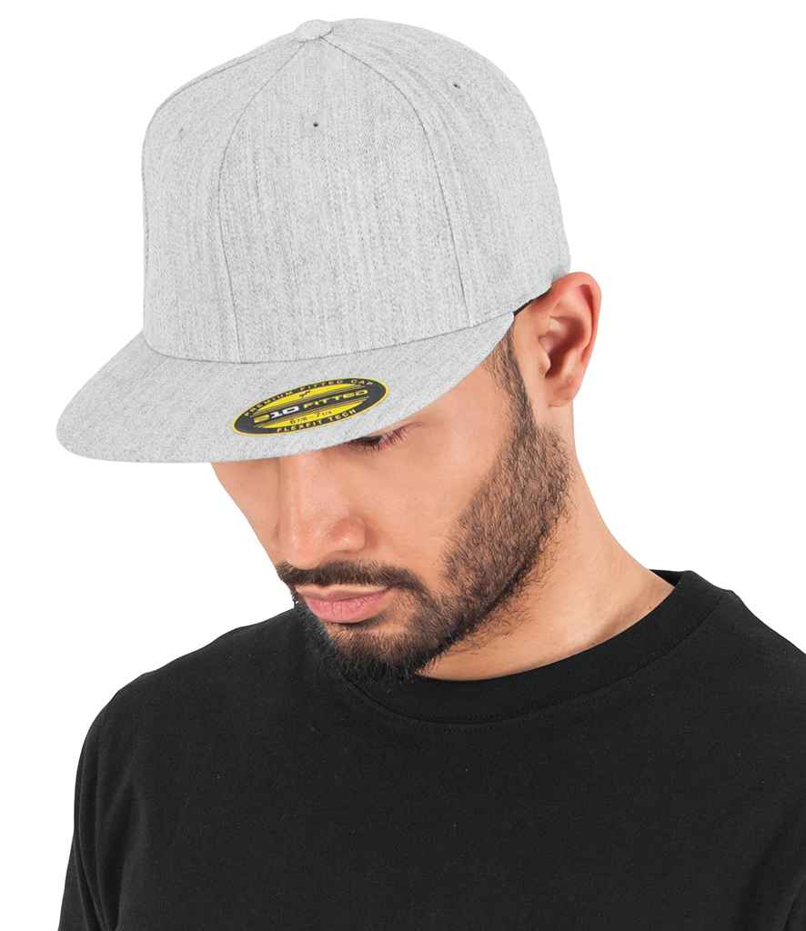Flexfit / Yupoong Flexfit Premium 210 Fitted Cap Heather Grey