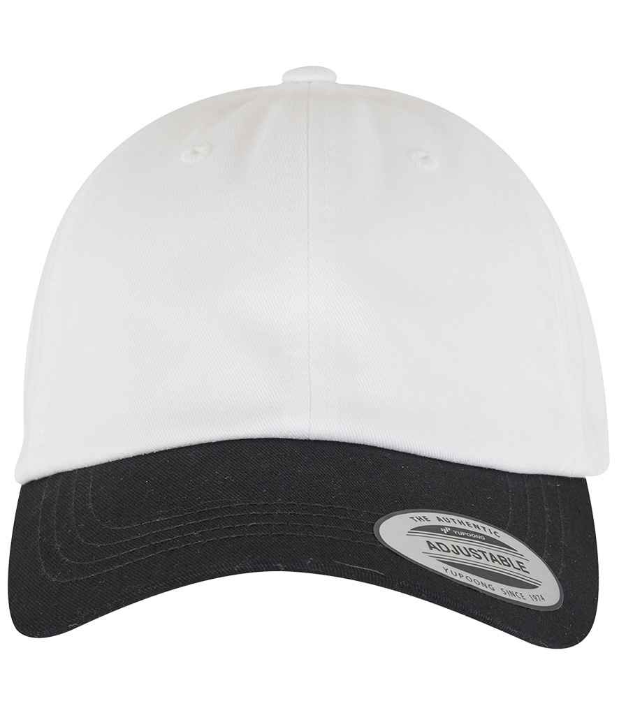Flexfit Low Profile Two Toned Classic Cap in White/Black