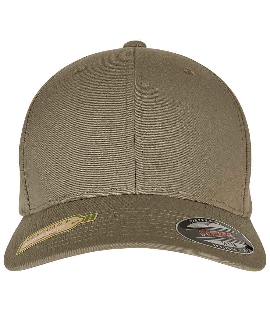 Flexfit Recycled Polyester Cap in Khaki