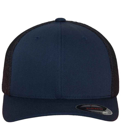 Flexfit Mesh Trucker Cap in Dark Grey