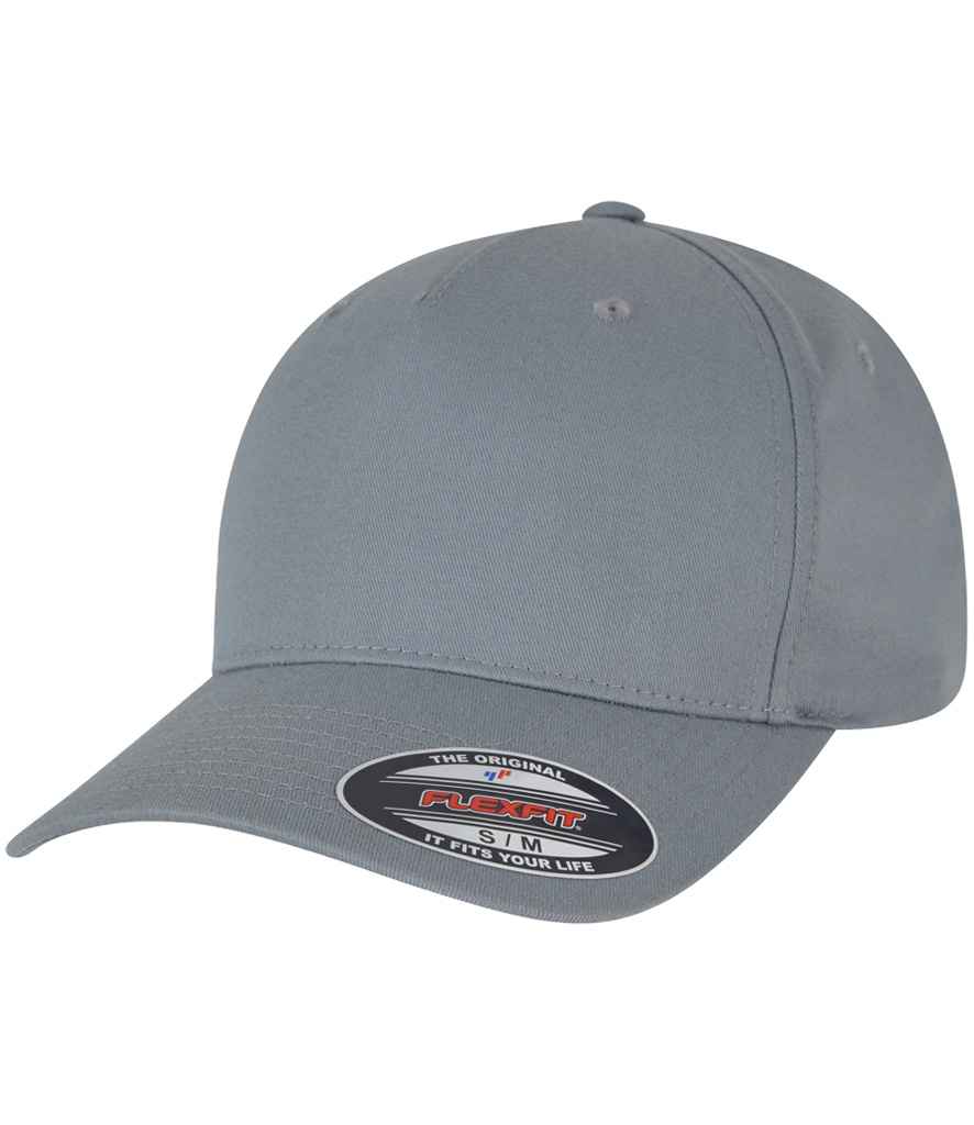 Flexfit 5 Panel Cap in Greenish Grey
