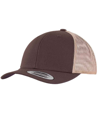 Flexfit / Yupoong Flexfit Retro Trucker Two Tone Cap Brown/Khaki