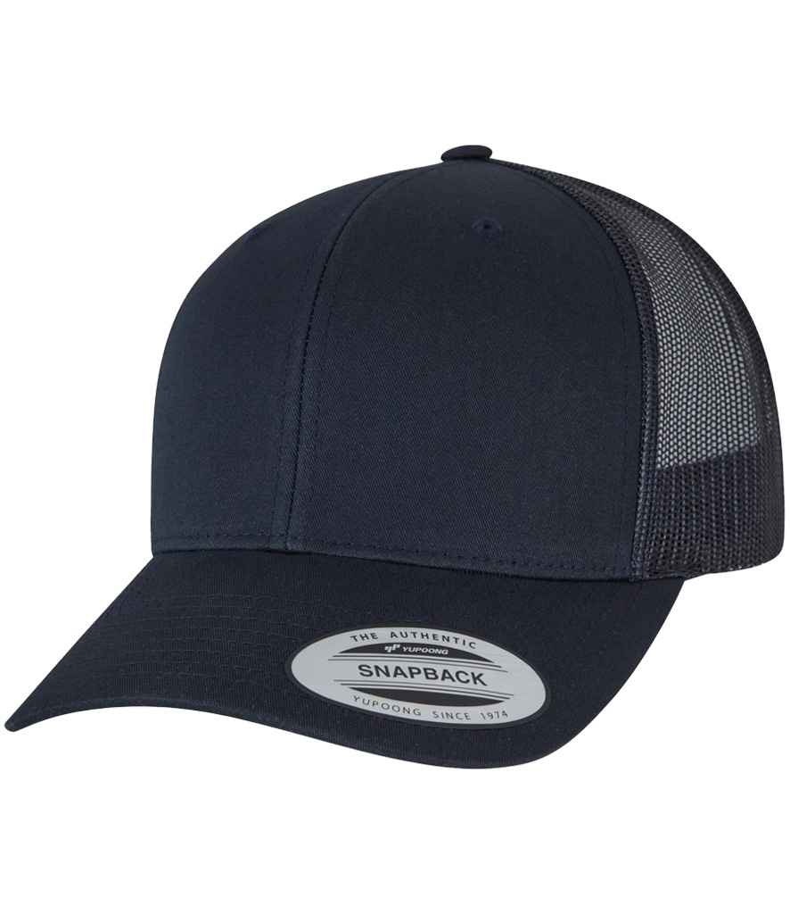 Flexfit Retro Trucker Cap in Dark Navy