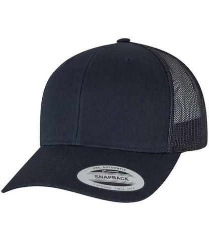 Flexfit Retro Trucker Cap in Dark Navy