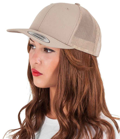 Flexfit / Yupoong Flexfit Retro Trucker Cap Khaki